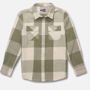 Salty Crew Boys Flannel - Size Large (New)